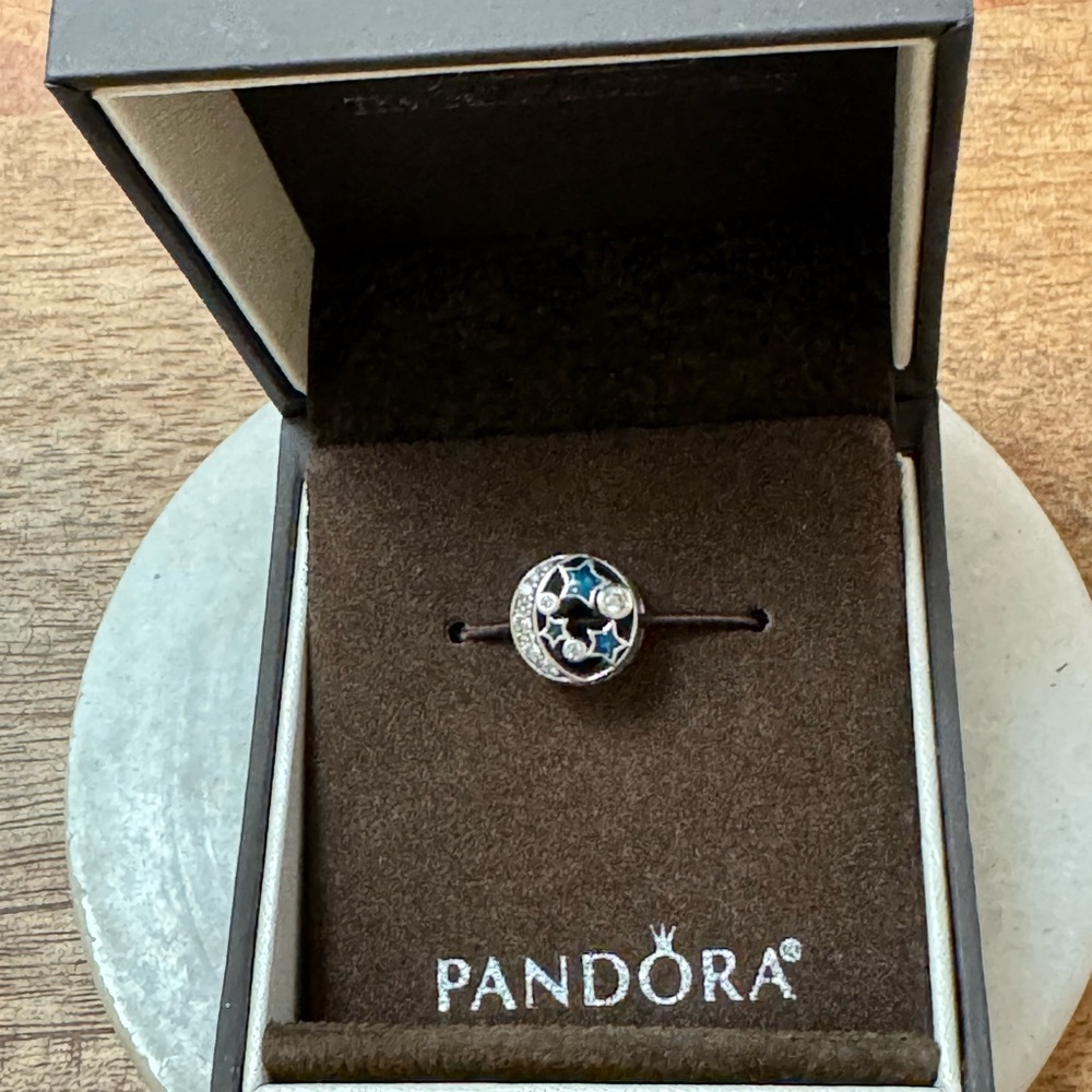 Preowned Pandora Vintage Night Sky Charm
